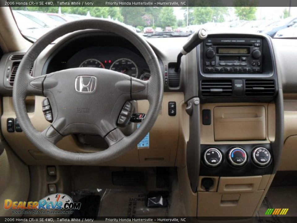 2006 Honda CR-V SE 4WD Taffeta White / Ivory Photo #17