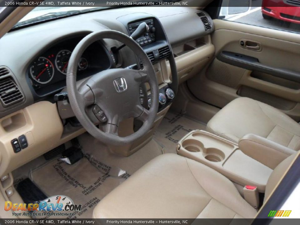 2006 Honda CR-V SE 4WD Taffeta White / Ivory Photo #28