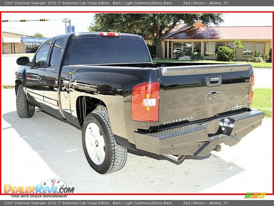 2007 Chevrolet Silverado 1500 LT Extended Cab Texas Edition Black / Light Cashmere/Ebony Black Photo #3