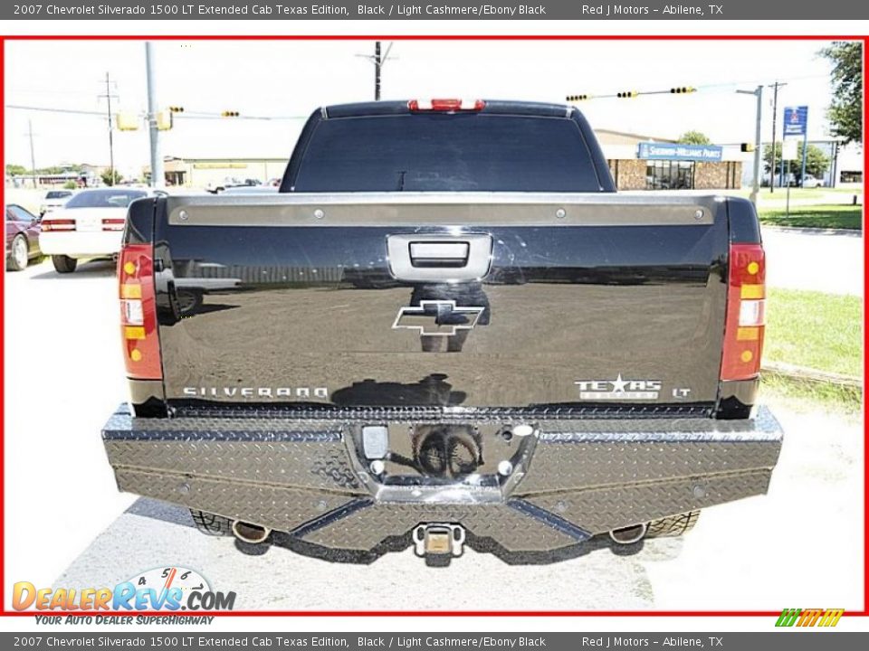 2007 Chevrolet Silverado 1500 LT Extended Cab Texas Edition Black / Light Cashmere/Ebony Black Photo #6