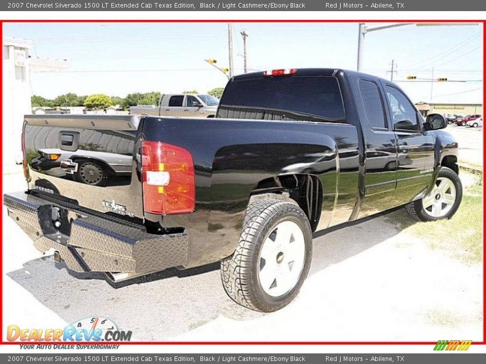 2007 Chevrolet Silverado 1500 LT Extended Cab Texas Edition Black / Light Cashmere/Ebony Black Photo #8