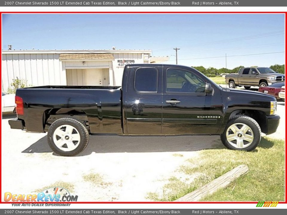 2007 Chevrolet Silverado 1500 LT Extended Cab Texas Edition Black / Light Cashmere/Ebony Black Photo #9