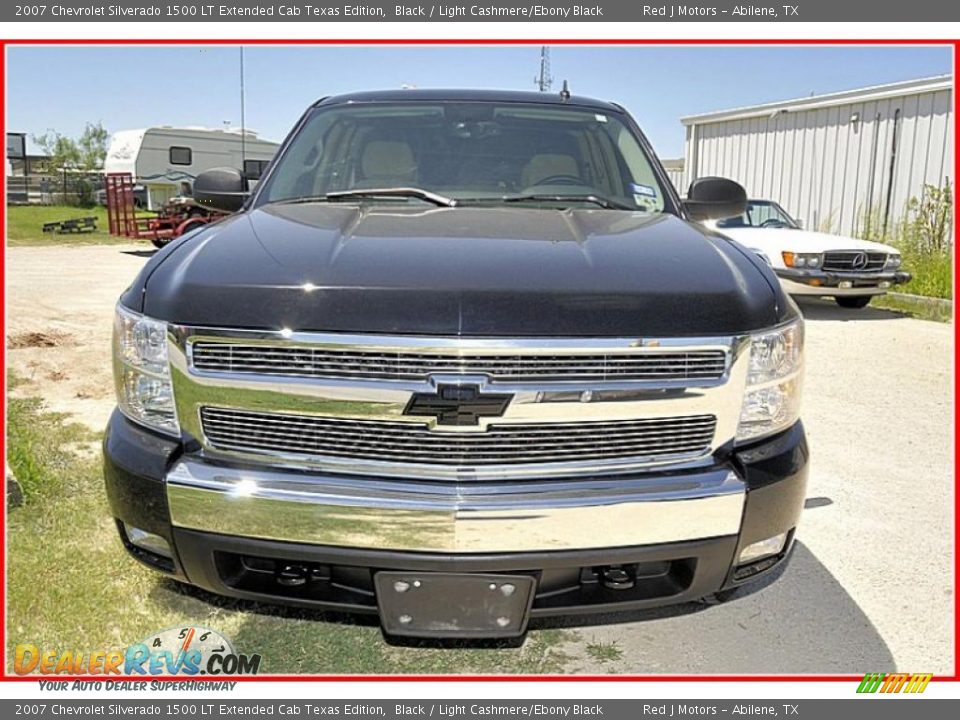 2007 Chevrolet Silverado 1500 LT Extended Cab Texas Edition Black / Light Cashmere/Ebony Black Photo #12