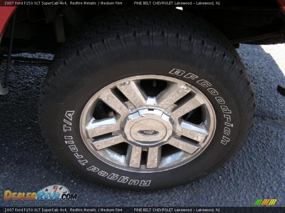 2007 Ford F150 XLT SuperCab 4x4 Redfire Metallic / Medium Flint Photo #3