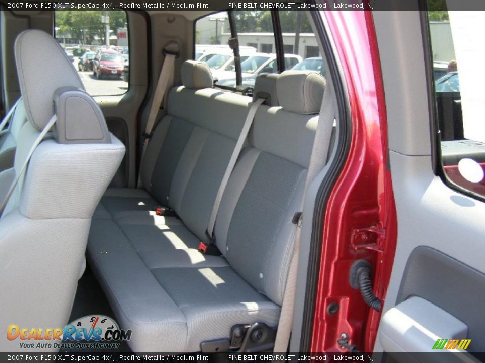 2007 Ford F150 XLT SuperCab 4x4 Redfire Metallic / Medium Flint Photo #8