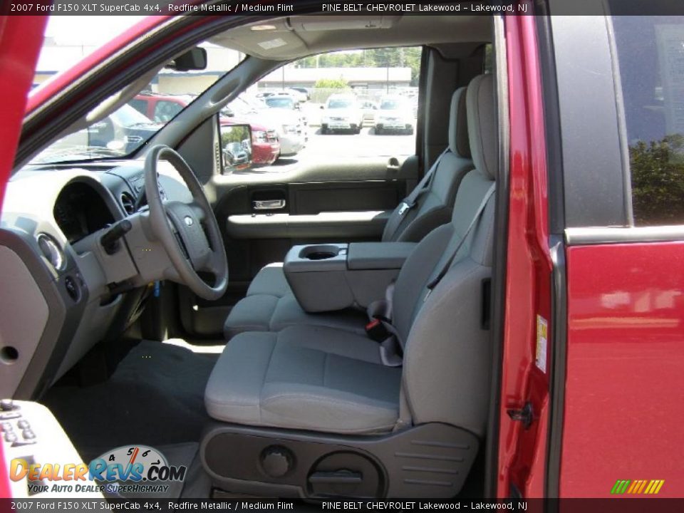 2007 Ford F150 XLT SuperCab 4x4 Redfire Metallic / Medium Flint Photo #11