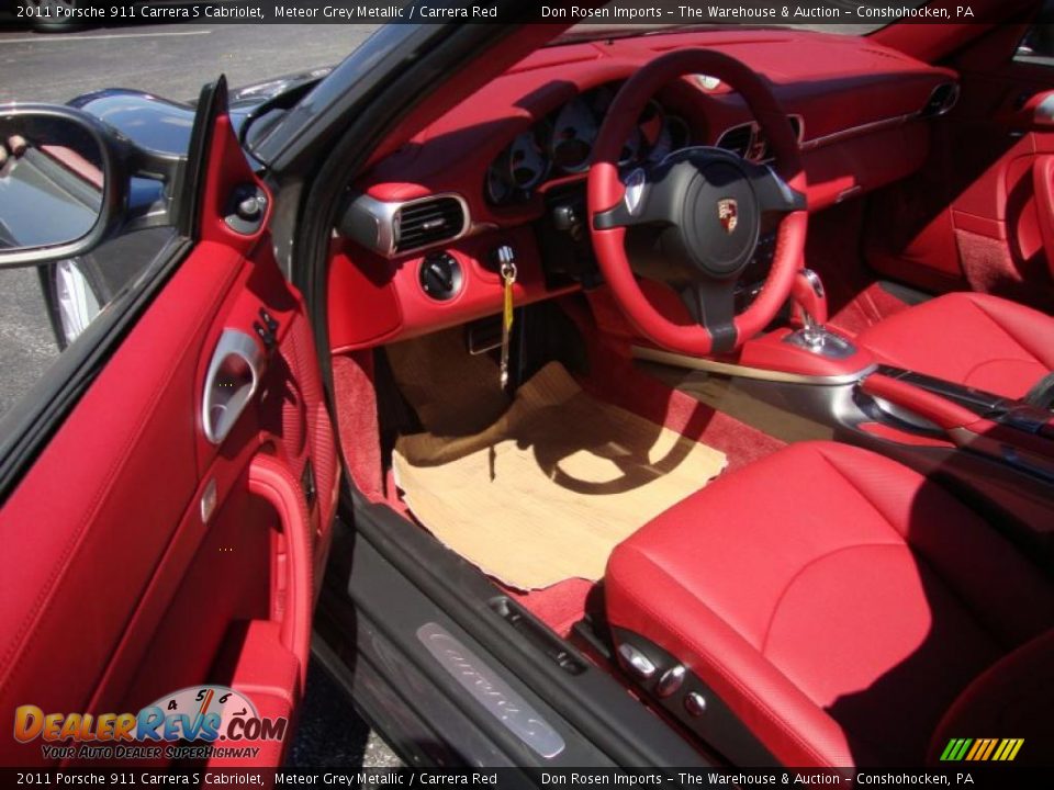 Carrera Red Interior 2011 Porsche 911 Carrera S Cabriolet