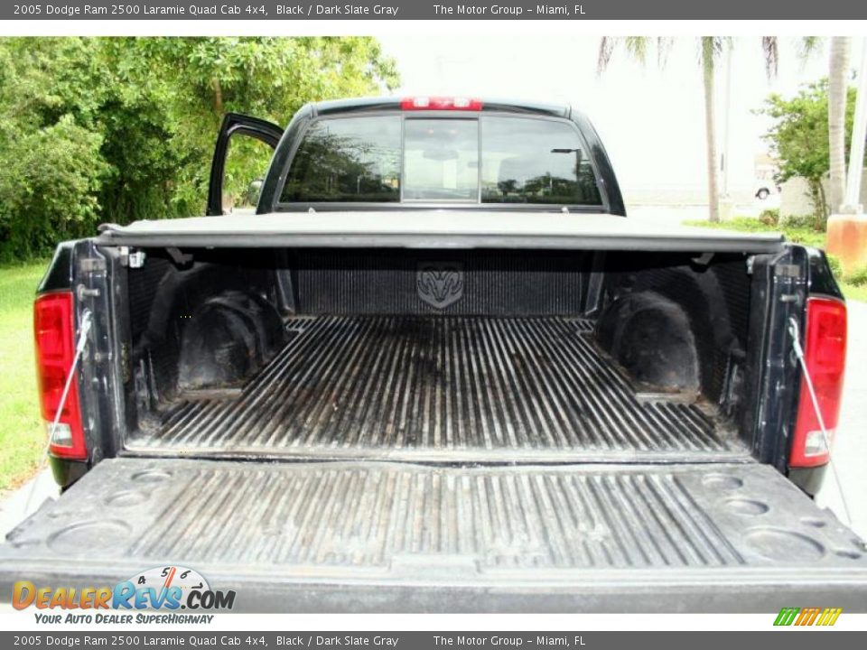 2005 Dodge Ram 2500 Laramie Quad Cab 4x4 Black / Dark Slate Gray Photo #29