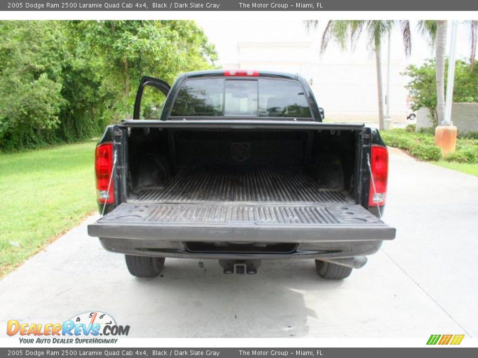 2005 Dodge Ram 2500 Laramie Quad Cab 4x4 Black / Dark Slate Gray Photo #30