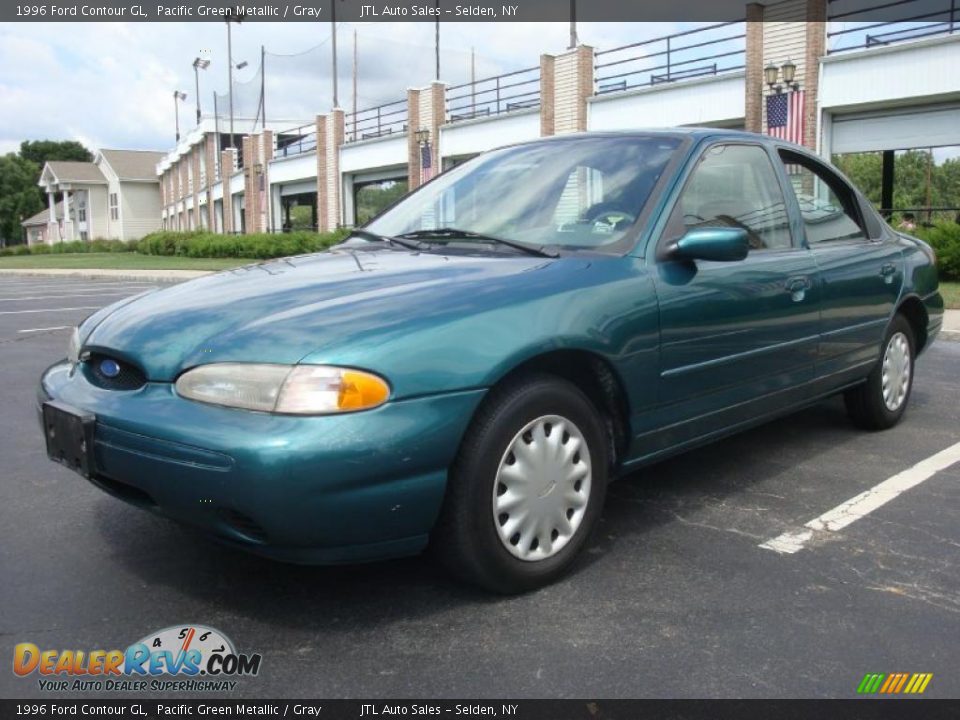 1996 Ford Contour GL Pacific Green Metallic / Gray Photo #1