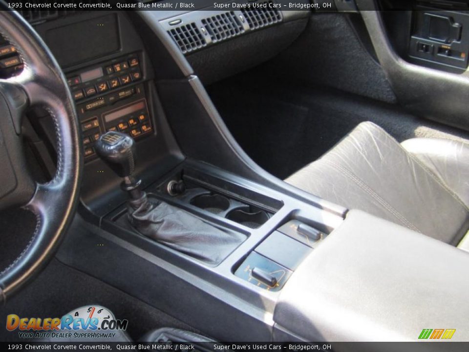 1993 Chevrolet Corvette Convertible Quasar Blue Metallic / Black Photo #20