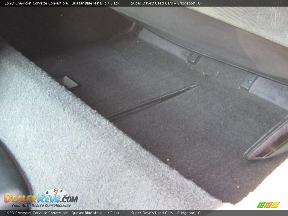 1993 Chevrolet Corvette Convertible Quasar Blue Metallic / Black Photo #21