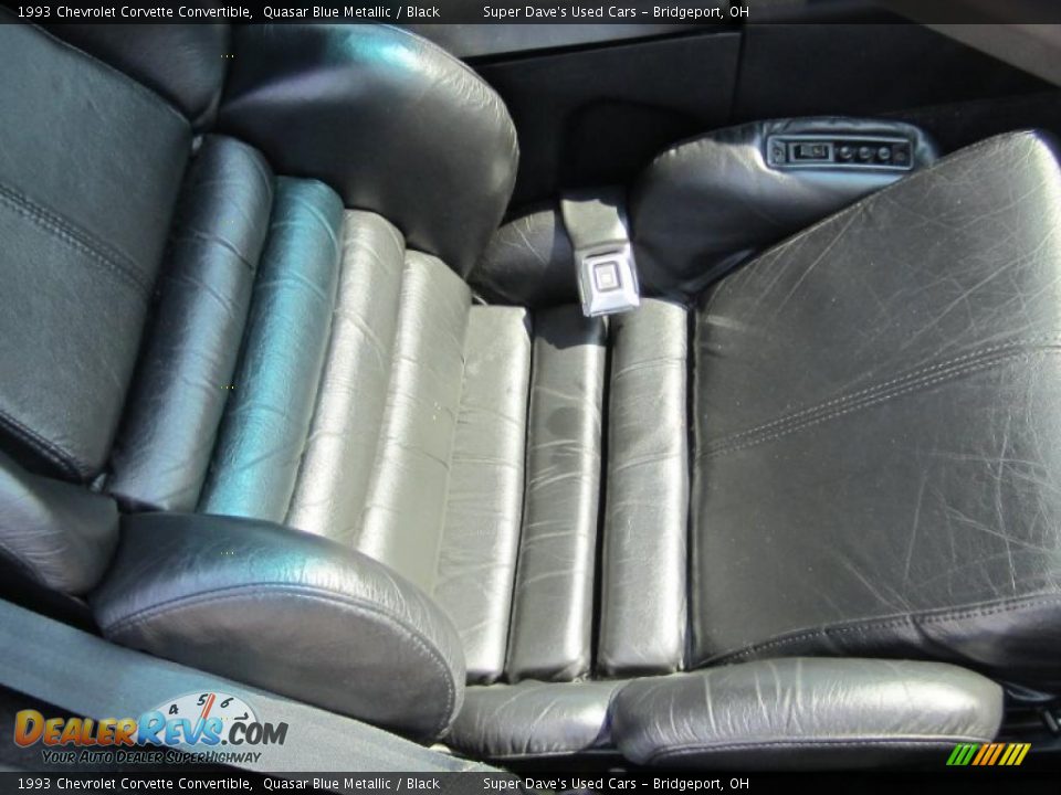 1993 Chevrolet Corvette Convertible Quasar Blue Metallic / Black Photo #23