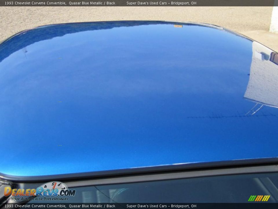 1993 Chevrolet Corvette Convertible Quasar Blue Metallic / Black Photo #33