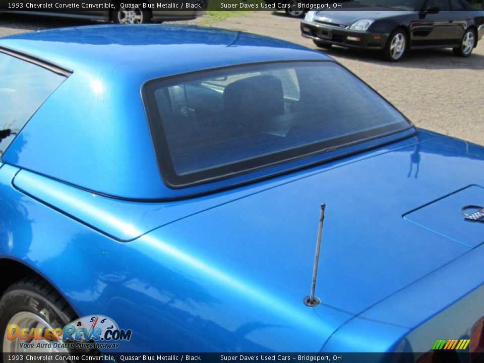 1993 Chevrolet Corvette Convertible Quasar Blue Metallic / Black Photo #34