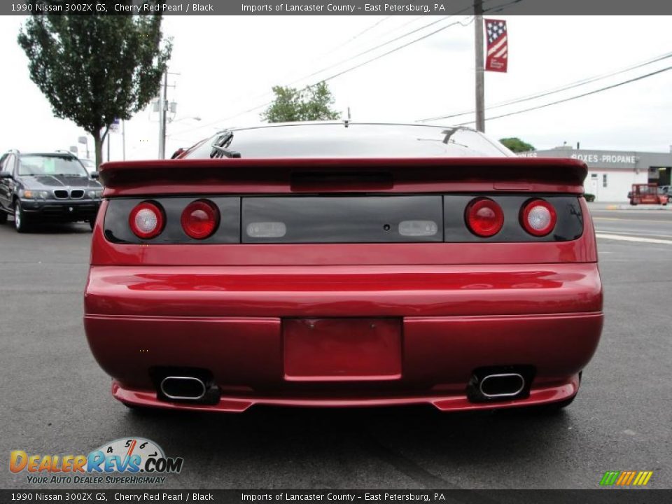 1990 Nissan 300ZX GS Cherry Red Pearl / Black Photo #5