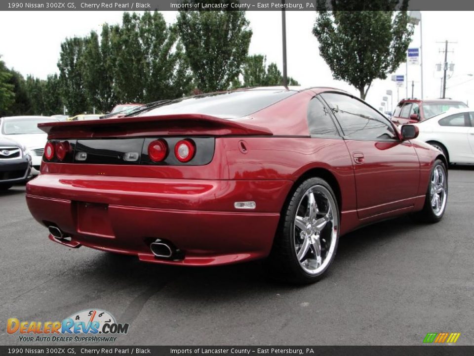 1990 Nissan 300ZX GS Cherry Red Pearl / Black Photo #6