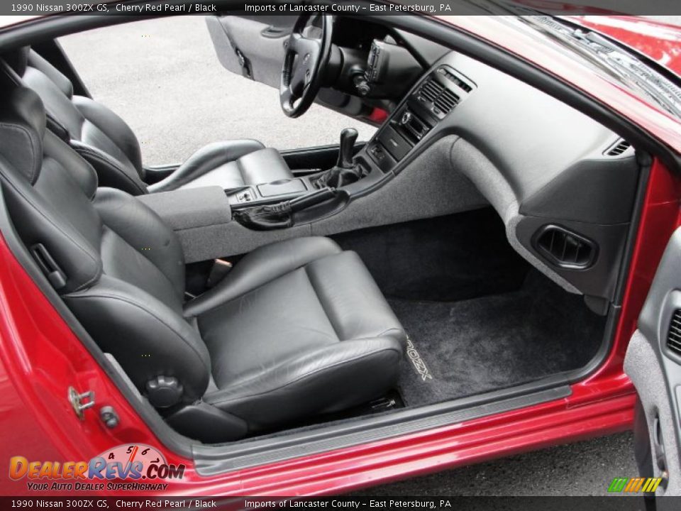 Black Interior - 1990 Nissan 300ZX GS Photo #7