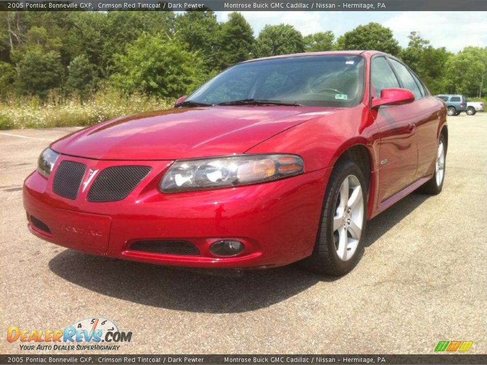 2005 Pontiac Bonneville GXP Crimson Red Tintcoat / Dark Pewter Photo #2