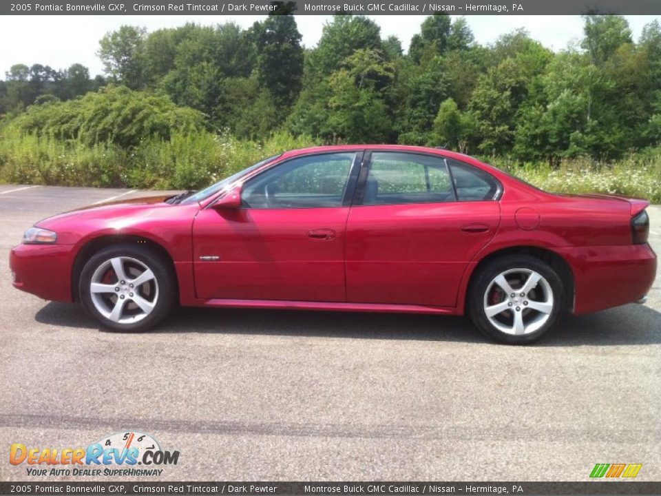 2005 Pontiac Bonneville GXP Crimson Red Tintcoat / Dark Pewter Photo #3