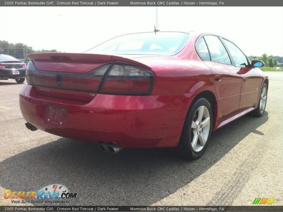 2005 Pontiac Bonneville GXP Crimson Red Tintcoat / Dark Pewter Photo #6