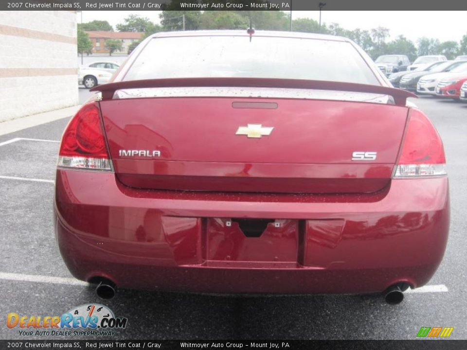 2007 Chevrolet Impala SS Red Jewel Tint Coat / Gray Photo #9