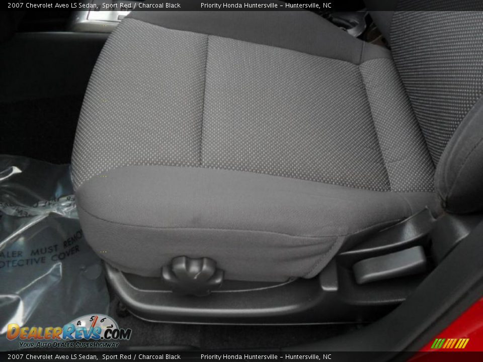 2007 Chevrolet Aveo LS Sedan Sport Red / Charcoal Black Photo #8