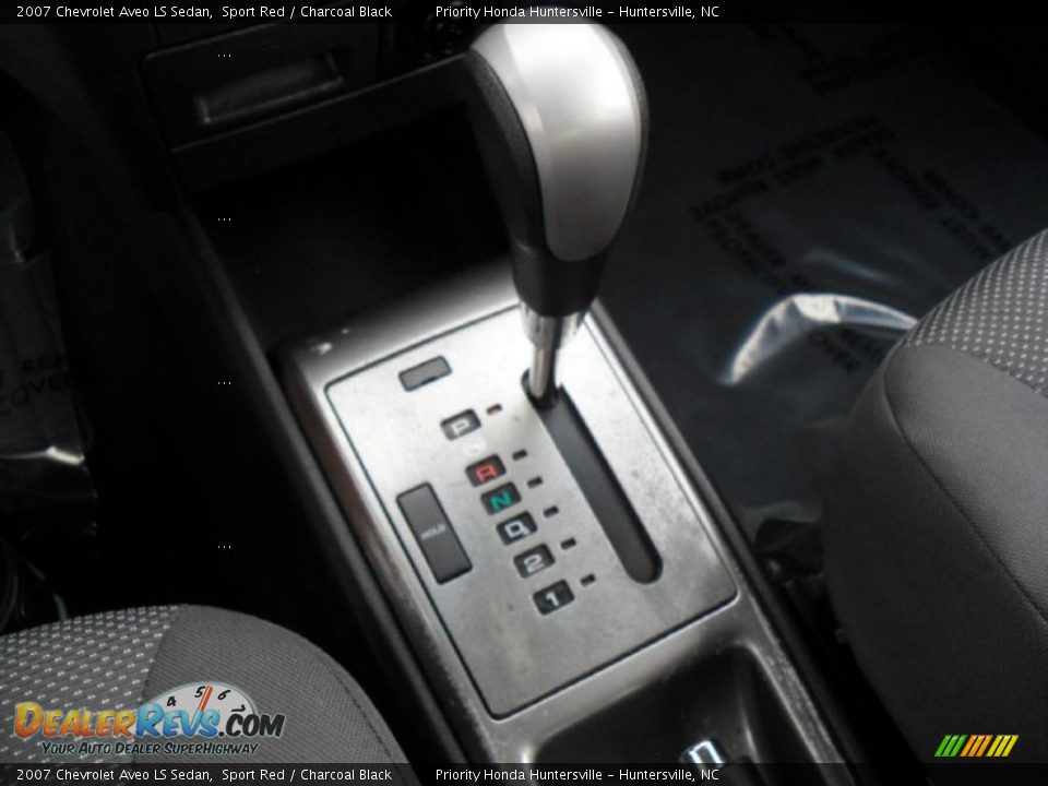 2007 Chevrolet Aveo LS Sedan Sport Red / Charcoal Black Photo #13