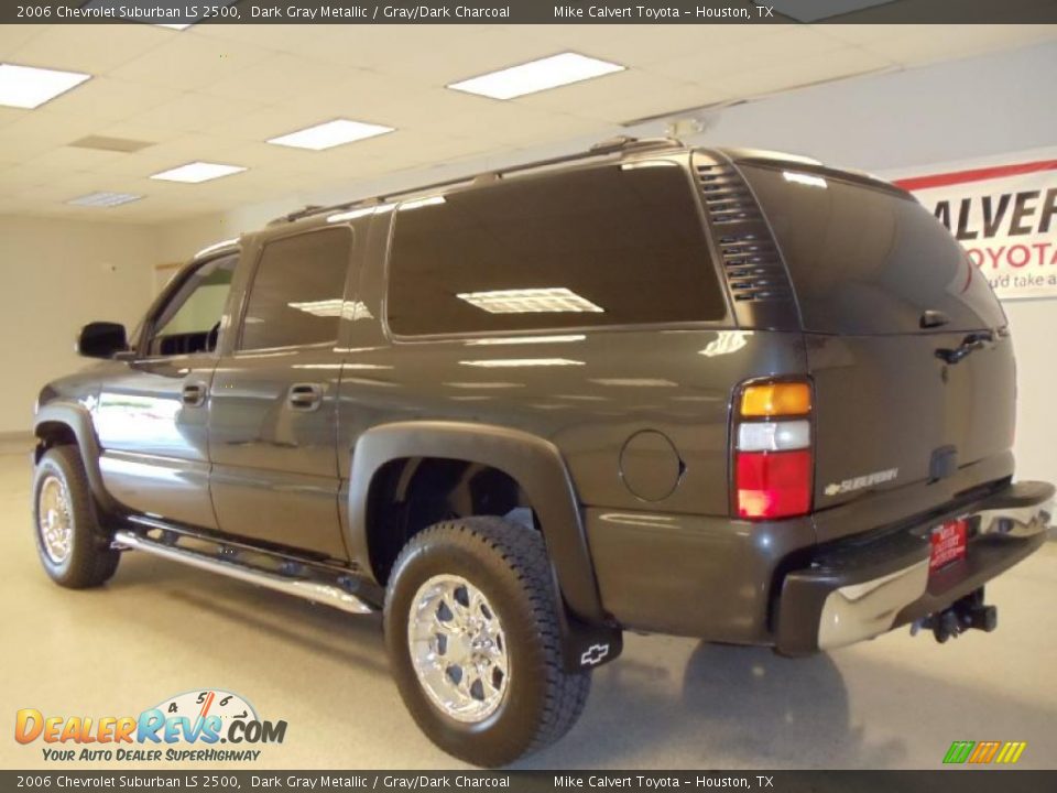 2006 Chevrolet Suburban LS 2500 Dark Gray Metallic / Gray/Dark Charcoal Photo #5