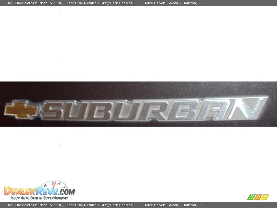 2006 Chevrolet Suburban LS 2500 Dark Gray Metallic / Gray/Dark Charcoal Photo #7