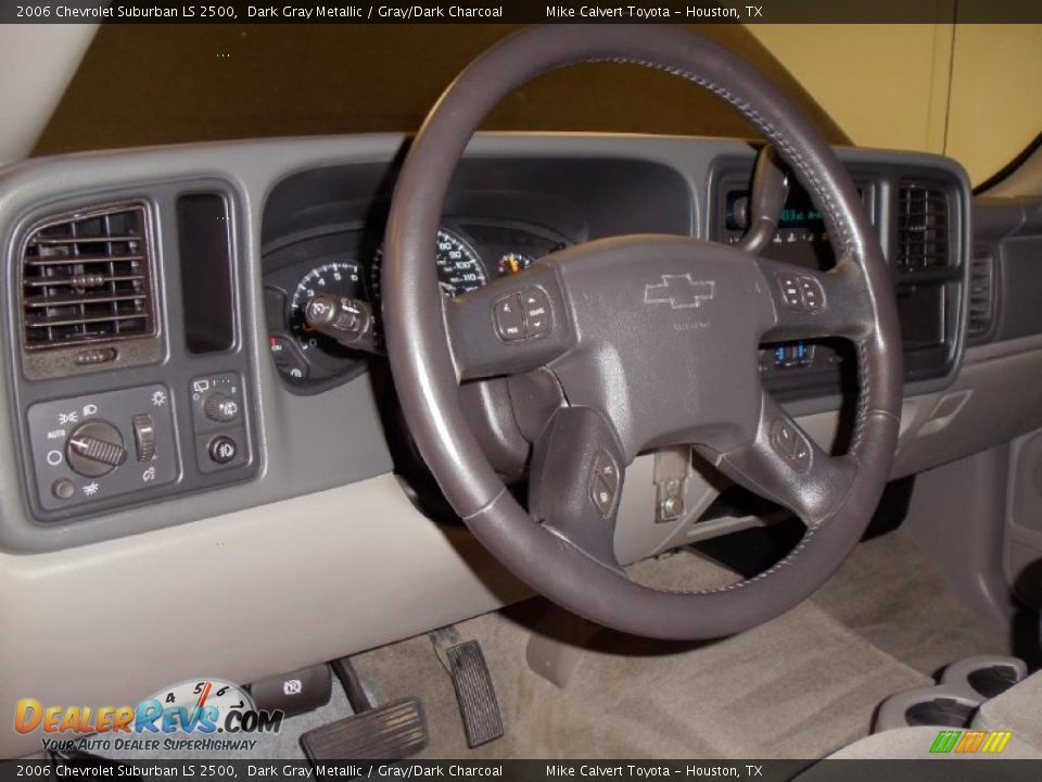 2006 Chevrolet Suburban LS 2500 Dark Gray Metallic / Gray/Dark Charcoal Photo #24