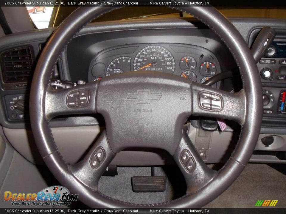 2006 Chevrolet Suburban LS 2500 Dark Gray Metallic / Gray/Dark Charcoal Photo #26