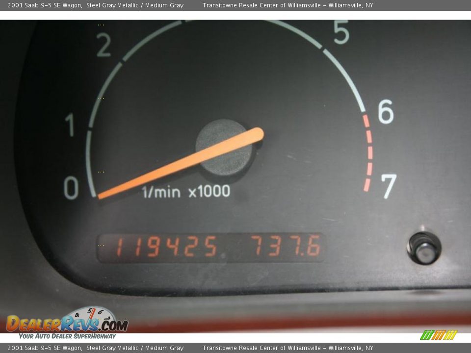 2001 Saab 9-5 SE Wagon Steel Gray Metallic / Medium Gray Photo #3
