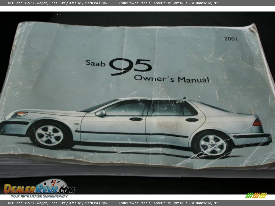 2001 Saab 9-5 SE Wagon Steel Gray Metallic / Medium Gray Photo #4