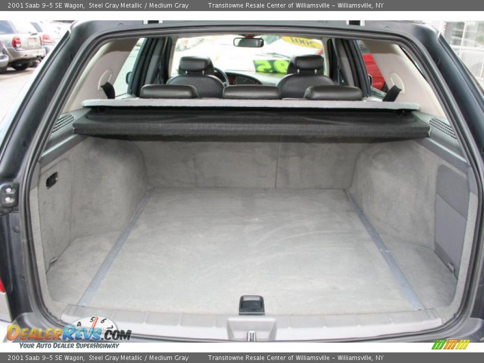 2001 Saab 9-5 SE Wagon Steel Gray Metallic / Medium Gray Photo #18