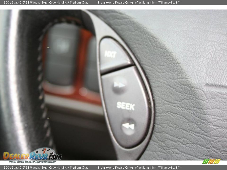 2001 Saab 9-5 SE Wagon Steel Gray Metallic / Medium Gray Photo #29