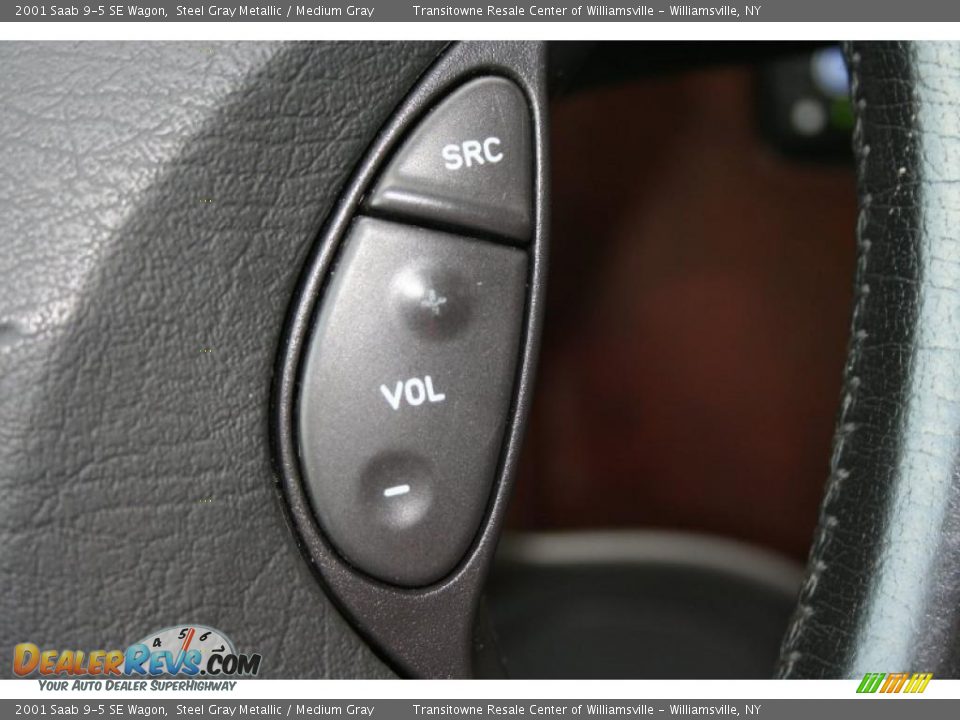 2001 Saab 9-5 SE Wagon Steel Gray Metallic / Medium Gray Photo #30