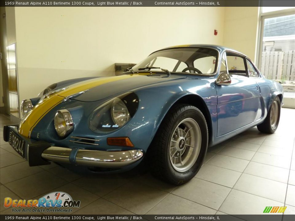 Light Blue Metallic 1969 Renault Alpine A110 Berlinette 1300 Coupe Photo #1