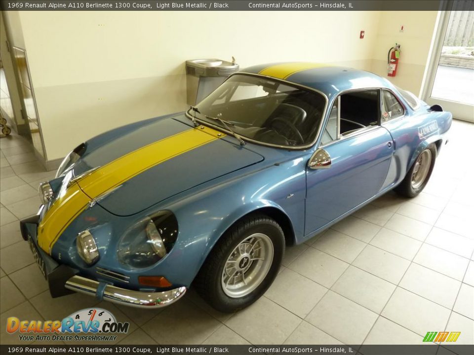 Light Blue Metallic 1969 Renault Alpine A110 Berlinette 1300 Coupe Photo #2