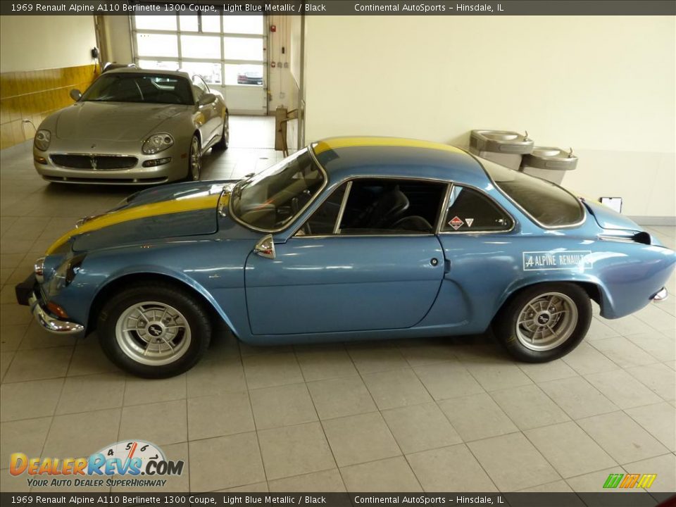 Light Blue Metallic 1969 Renault Alpine A110 Berlinette 1300 Coupe Photo #3