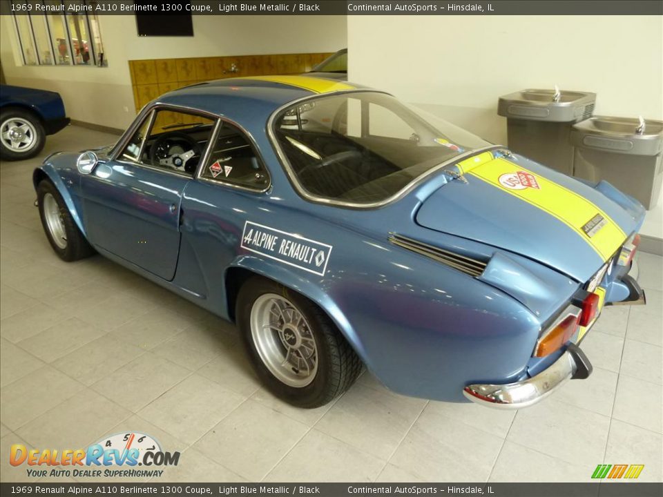 Light Blue Metallic 1969 Renault Alpine A110 Berlinette 1300 Coupe Photo #4