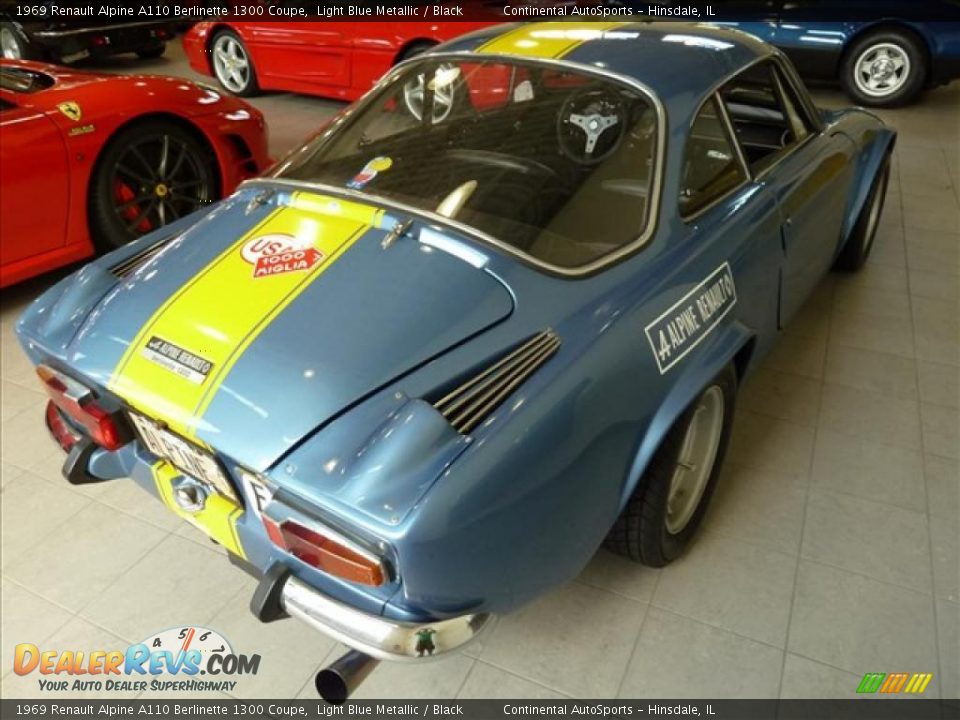Light Blue Metallic 1969 Renault Alpine A110 Berlinette 1300 Coupe Photo #5