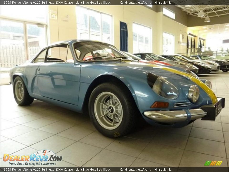 Front 3/4 View of 1969 Renault Alpine A110 Berlinette 1300 Coupe Photo #7