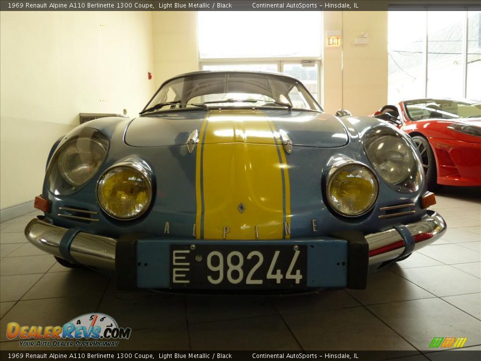 Light Blue Metallic 1969 Renault Alpine A110 Berlinette 1300 Coupe Photo #8