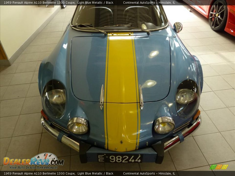 Light Blue Metallic 1969 Renault Alpine A110 Berlinette 1300 Coupe Photo #9