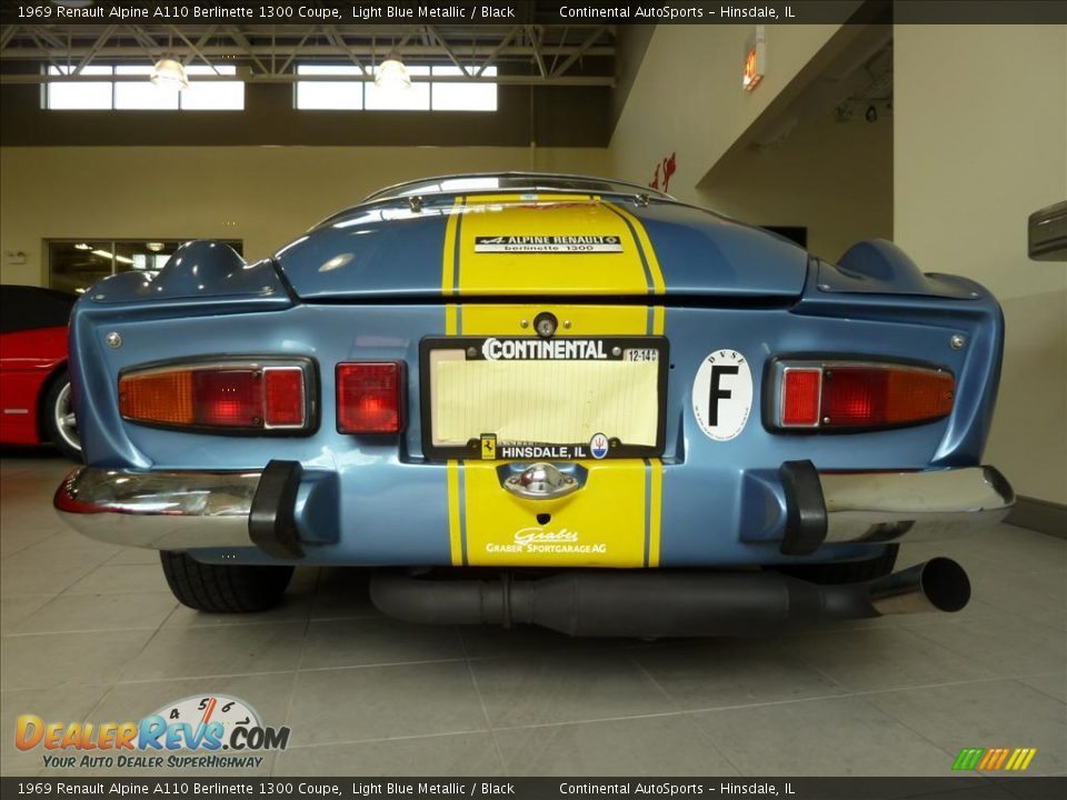 Light Blue Metallic 1969 Renault Alpine A110 Berlinette 1300 Coupe Photo #12