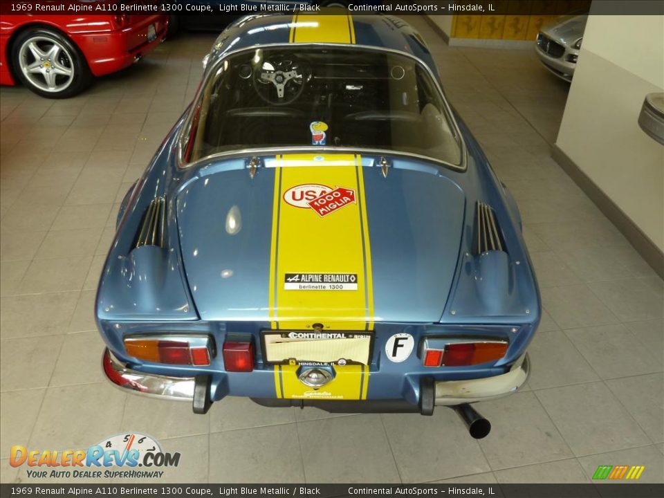 Light Blue Metallic 1969 Renault Alpine A110 Berlinette 1300 Coupe Photo #13
