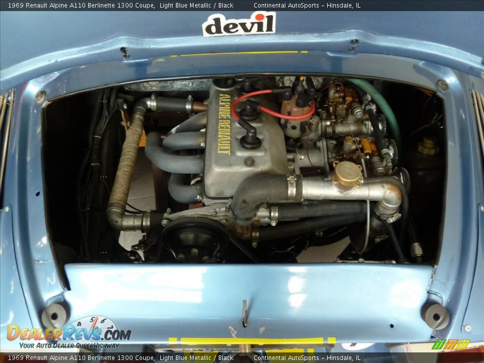 1969 Renault Alpine A110 Berlinette 1300 Coupe Alpine Renault 4 Cylinder Engine Photo #14