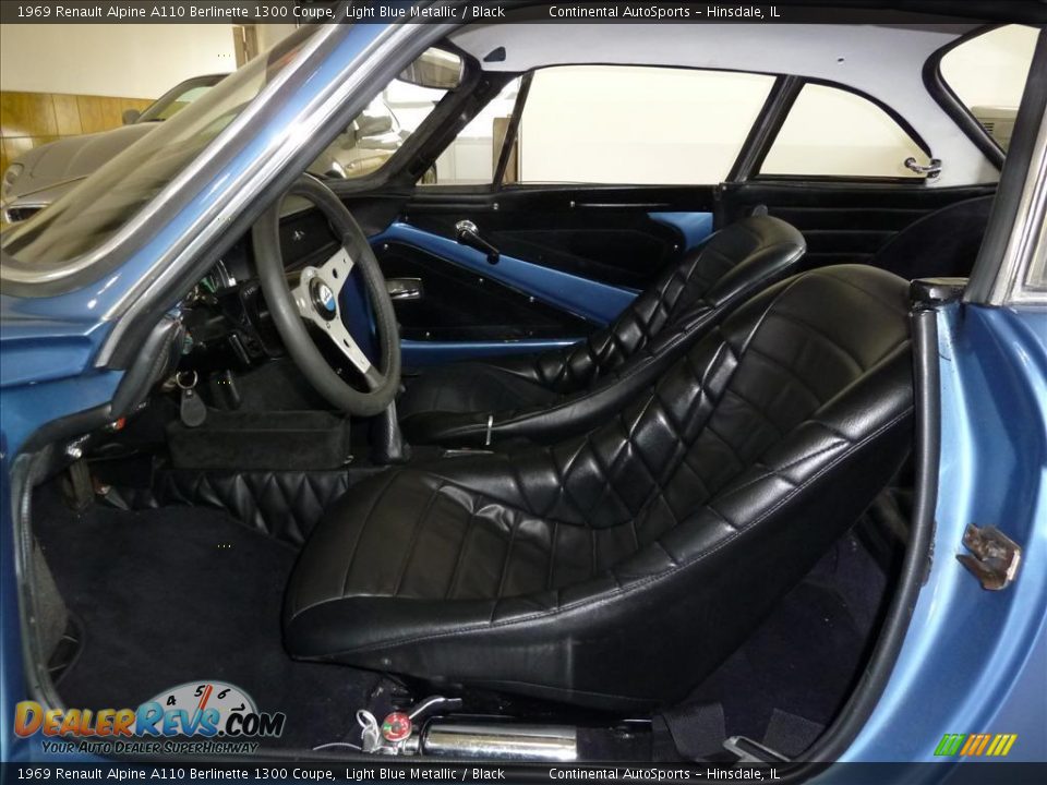 Black Interior - 1969 Renault Alpine A110 Berlinette 1300 Coupe Photo #16