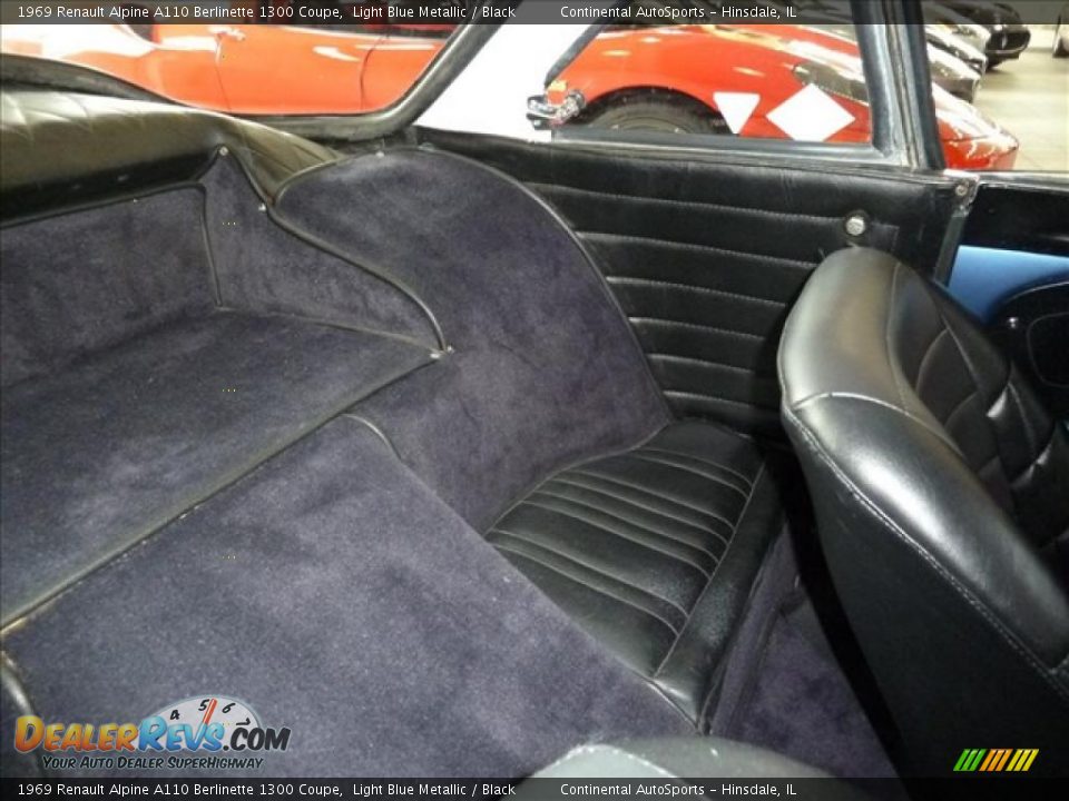 Black Interior - 1969 Renault Alpine A110 Berlinette 1300 Coupe Photo #25